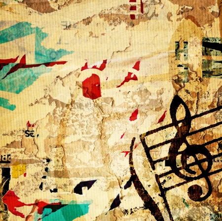 Abstract grunge melody textures and backgrounds with space の写真素材