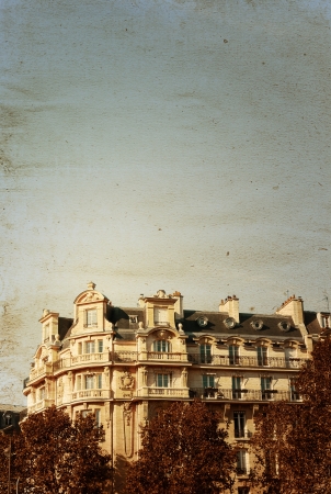 old-fashioned paris france -  with space for text or imageの写真素材