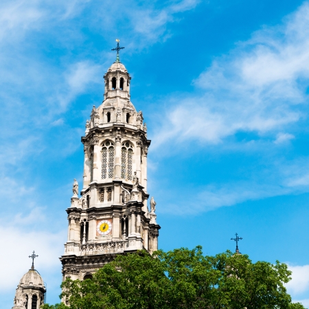 antique church building in Europeの写真素材