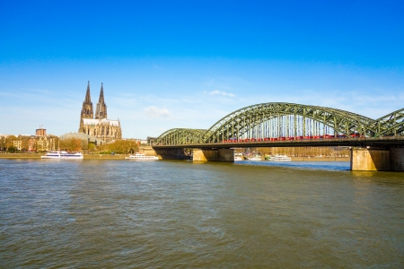 view of Gothic Cathedral in Cologne, Germanyの写真素材