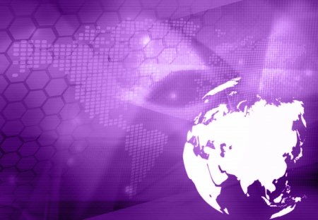 Asia map technology style artwork for your designの写真素材