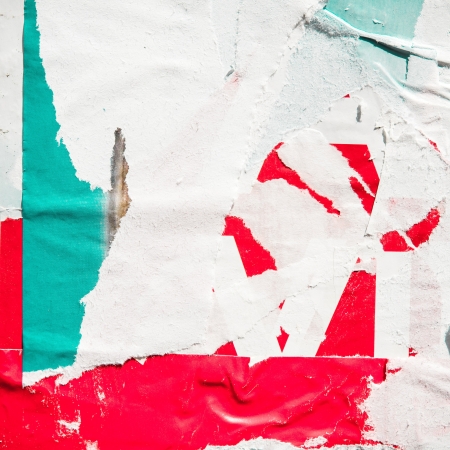 Old posters grunge textures and backgrounds の写真素材