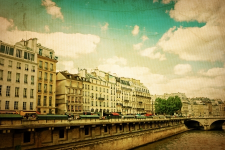 old-fashioned paris franceの写真素材
