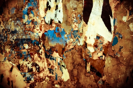 Old posters grunge textures and backgrounds の写真素材