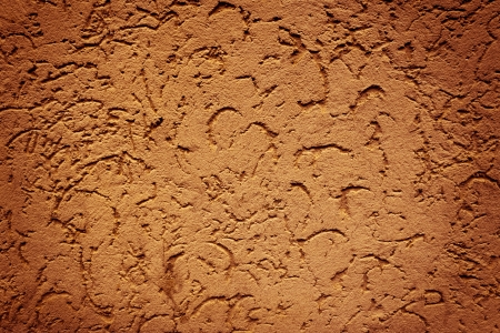 Brown grungy wall - Great textures for your design の写真素材