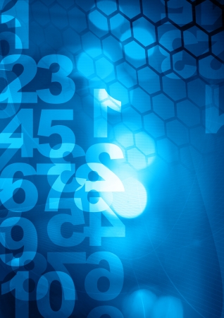 retro style numbers-background in grunge styleの写真素材