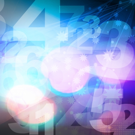 retro style numbers-background in grunge styleの写真素材