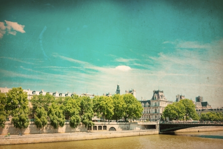 old-fashioned paris france -  with space for text or imageの写真素材