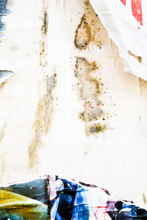 Old posters grunge textures and backgrounds の写真素材