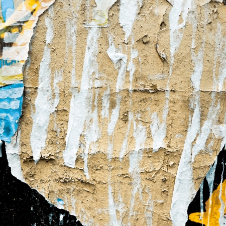 Old posters grunge textures and backgrounds の写真素材