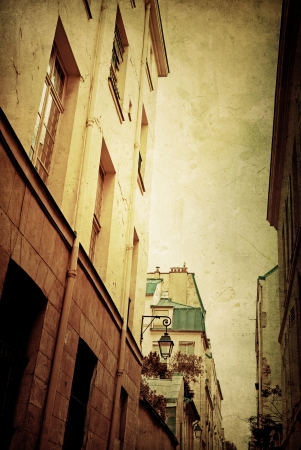 old-fashioned paris france -  with space for text or imageの写真素材