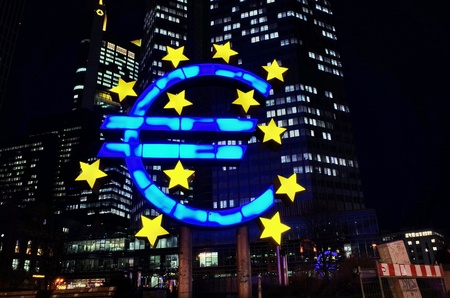 ECB, European central bank. Frankfurt,Germanyの素材