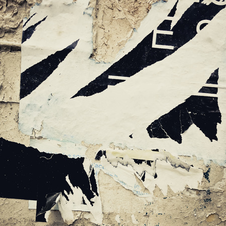 Old posters grunge textures and backgrounds の写真素材