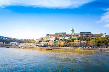 view of historic architectural in Budapest, Europeの写真素材