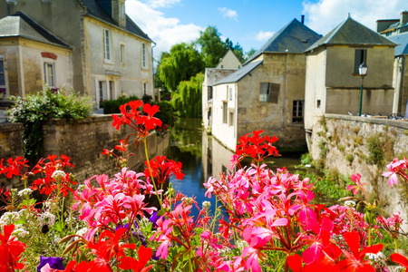Antique Village in france Europeの写真素材