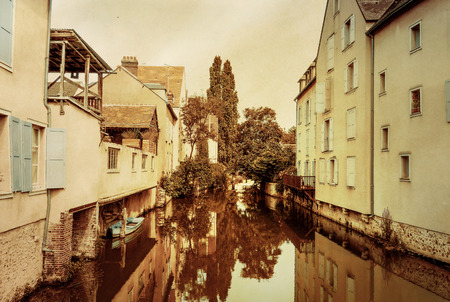 Antique Village in france Europeの写真素材