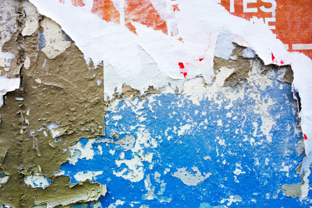 Old posters grunge textures and backgrounds の写真素材