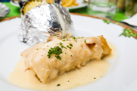 delicious plate of fish and potatoes