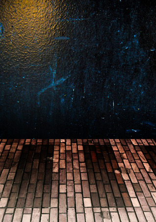 blank grunge room interior,may use as background の写真素材