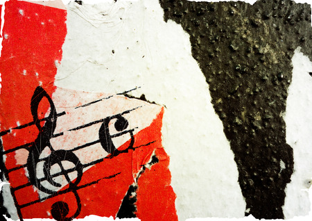 Abstract grunge melody textures and backgrounds with space 