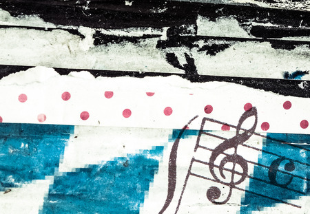 Abstract grunge melody textures and backgrounds - perfect background with space for text or imageの写真素材