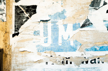 Old posters grunge textures and backgroundsの写真素材