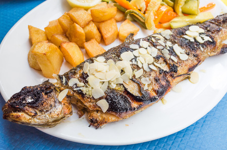 delicious plate of fish and potatoes