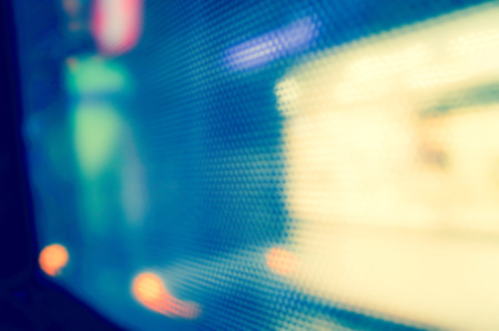 abstract background with bokeh defocused lights and shadow の写真素材