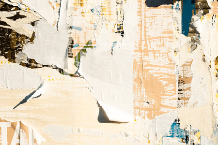 Old posters grunge textures and backgrounds の写真素材