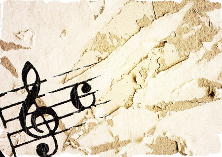Abstract grunge melody textures and backgrounds with spaceの写真素材