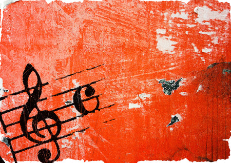 Abstract grunge melody textures and backgrounds with spaceの写真素材