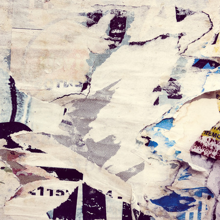 Old posters grunge textures and backgroundsの写真素材