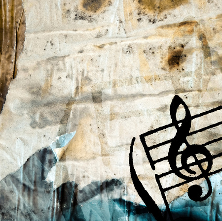 Abstract grunge melody textures and backgrounds with spaceの写真素材
