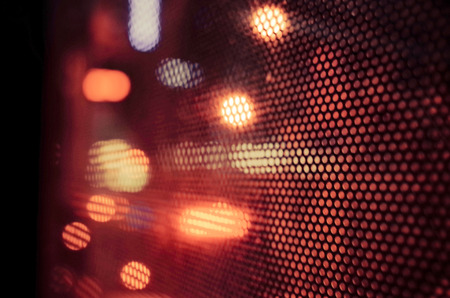 abstract background with bokeh defocused lights and shadowの写真素材