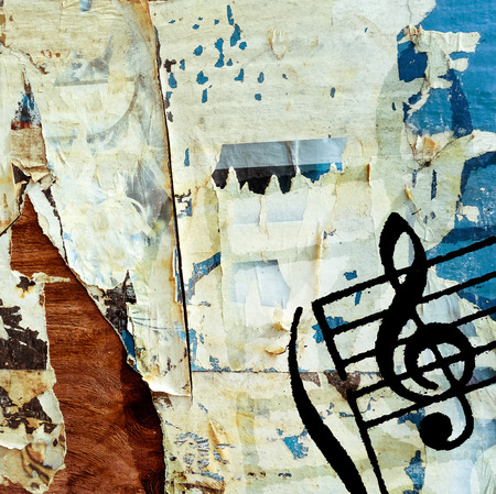 Abstract grunge melody textures and backgrounds with spaceの写真素材