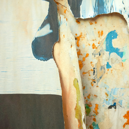 Old posters grunge textures and backgroundsの写真素材