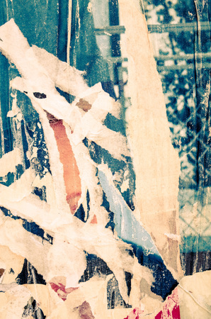 Old posters grunge textures and backgroundsの写真素材