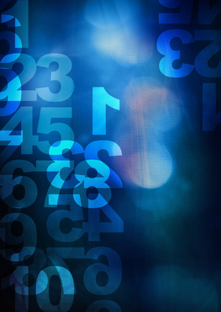 retro style numbers-background in grunge styleの写真素材
