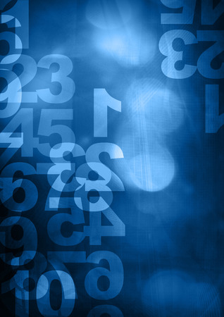 retro style numbers-background in grunge styleの写真素材