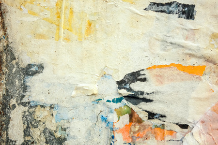 Old posters grunge textures and backgroundsの写真素材