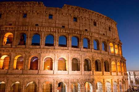 Colosseum in Rome in Rome, ITALYの写真素材