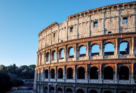 Colosseum in Rome in Rome, ITALYの写真素材