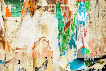 Old posters grunge textures and backgrounds.の写真素材