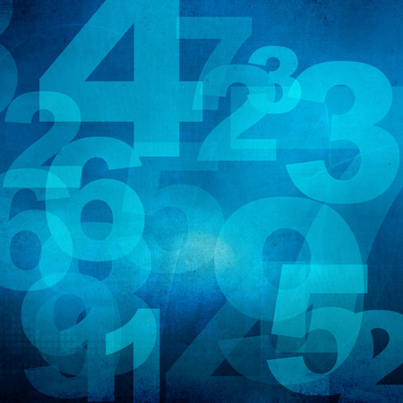 retro style numbers-background in grunge styleの写真素材