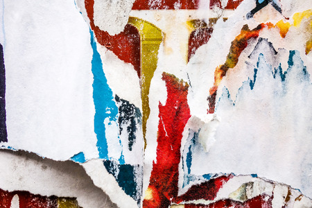 Old posters grunge textures and backgrounds.の写真素材