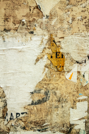 Old posters grunge textures and backgroundsの写真素材