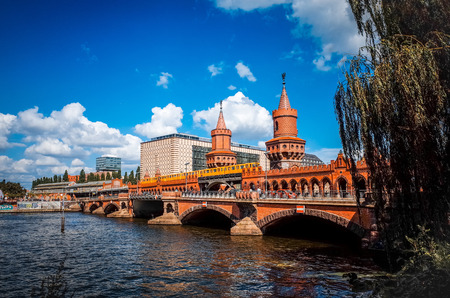 Beautiful street view of Traditional old buildings in Berlin.