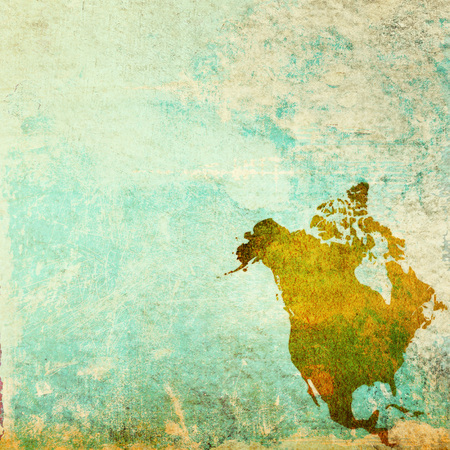 aged America map vintage artwork for your designの写真素材