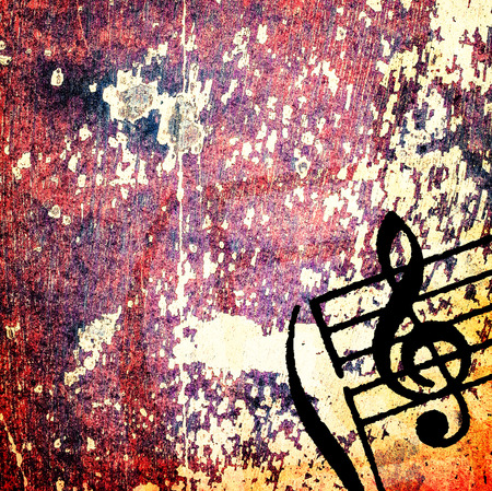 Abstract grunge melody textures and backgrounds with spaceの写真素材