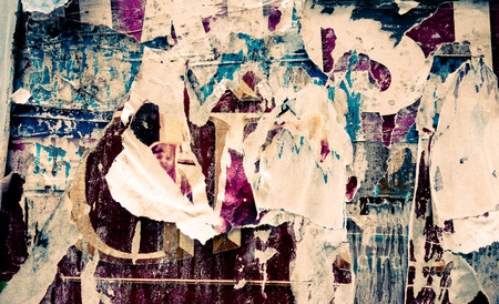 Old posters grunge textures and backgrounds